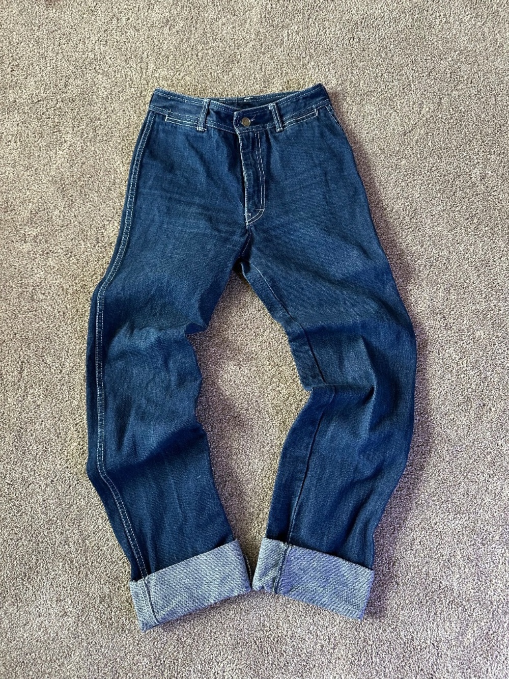 Vintage Jordache High Waisted Dark Wash Tapered Mom Jeans